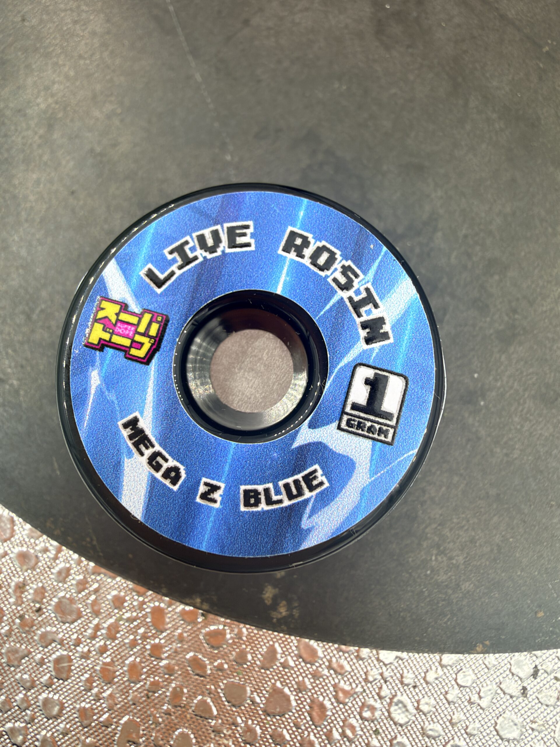 Super Dope Rosin 1G Jar Mega Blue Z
