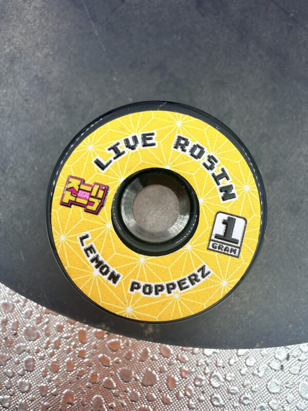 Super Dope Rosin 1G Jar Lemon Popperz