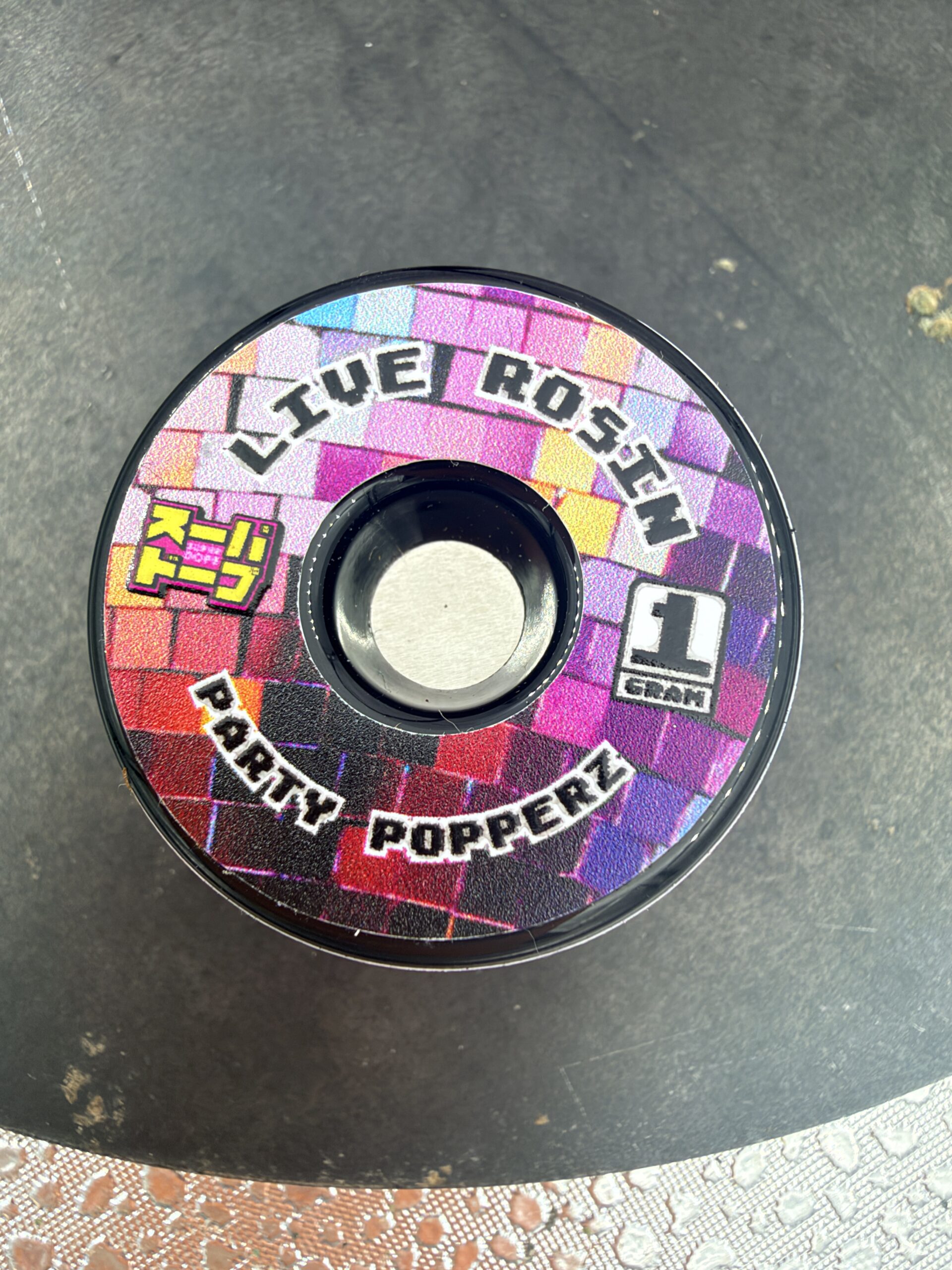 Super Dope Rosin 1G Jar Party Popperz